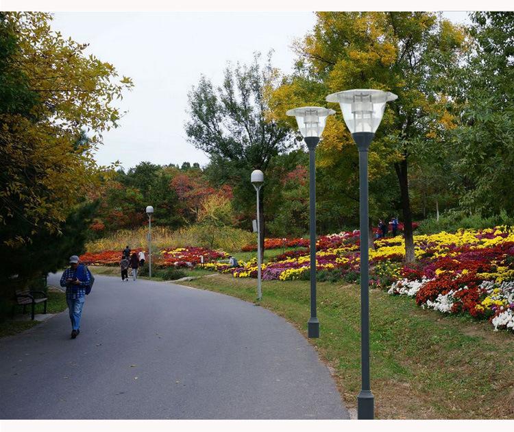 太陽能庭院燈傾角設(shè)計決定使用壽命